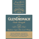 GlenDronach Cask Strength Batch 10 Whiskey