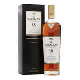 Macallan 18 Year Old Single Malt Scotch Whisky Sherry Oak (2018)