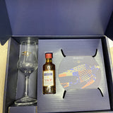 Martell gognac VSOP 30ml with glasses