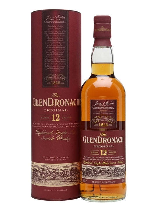 Glendronach 12 Years Old Single Malt Scotch Whisky