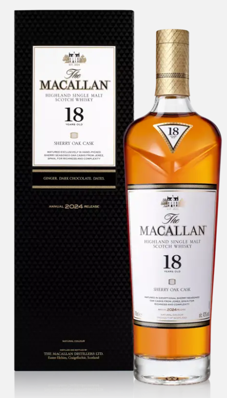 Macallan 18y Sherry Oak  (2024)