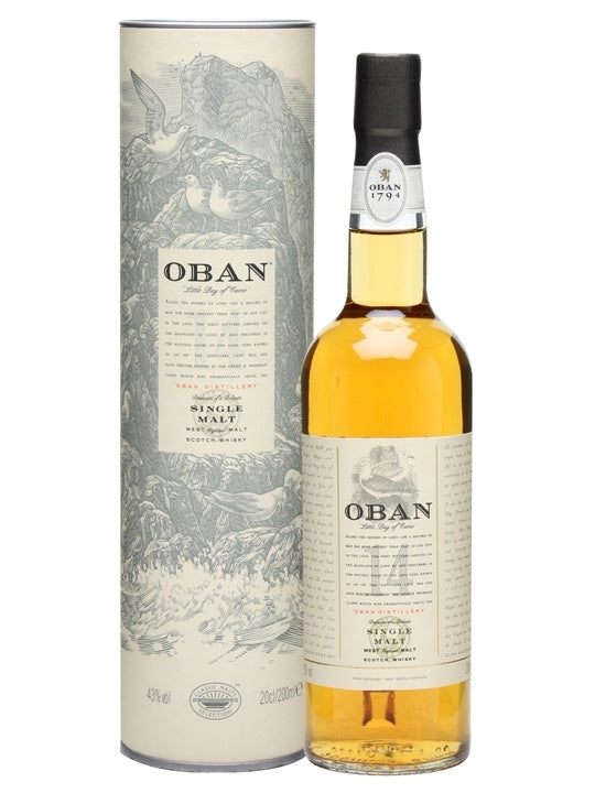Oban 14 Year Old West Highland Single Malt Whiskey 