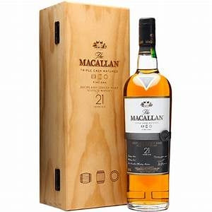 Macallan 21 Year Old Single Malt Scotch Whisky Fine Oak
