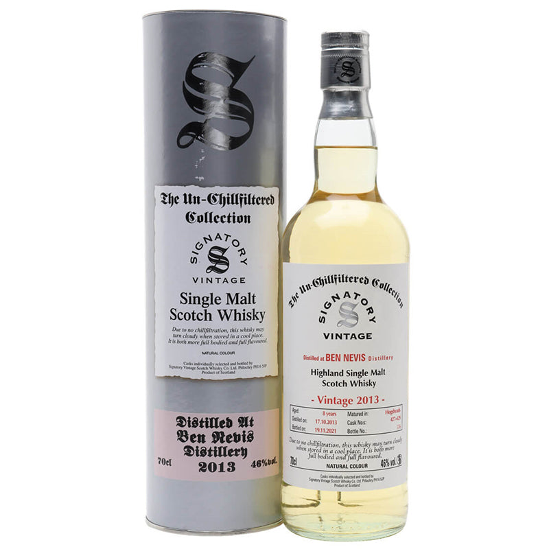Signatory UCC Ben Nevis (2013-2022) 8 Year Old Single Malt Whiskey