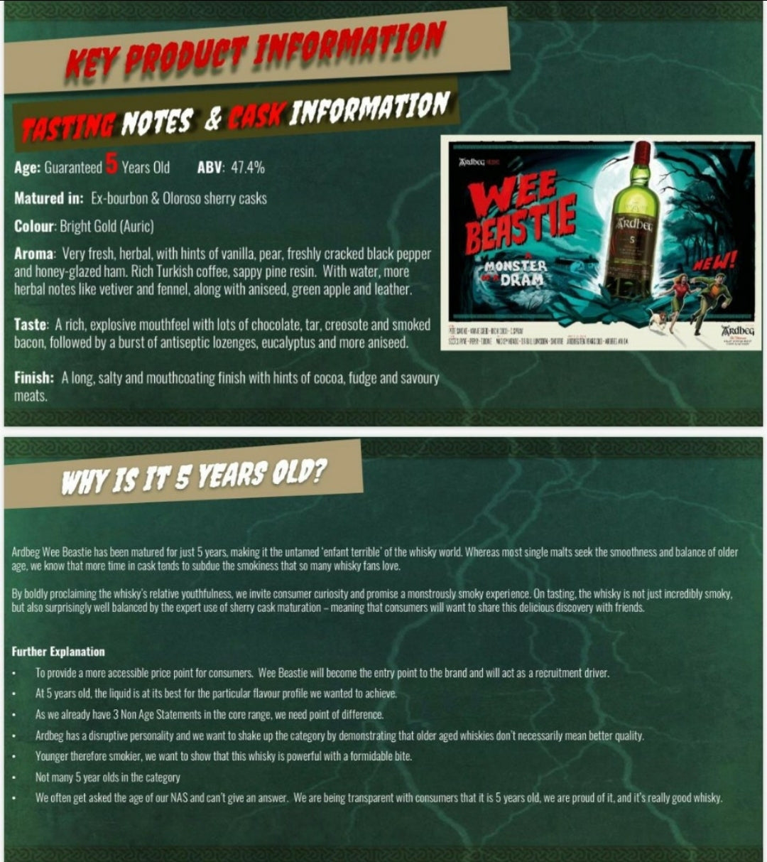 Ardbeg Wee Beastie 5 Years Old Single Malt Islay Whisky