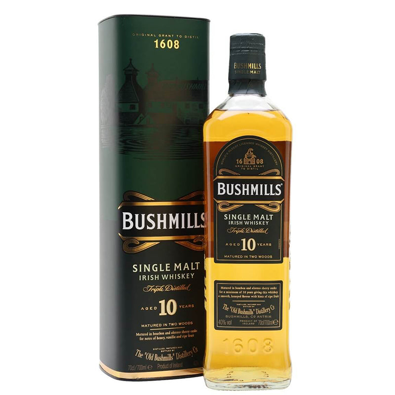 Bushmills 10 Year Old Single Malt irish Whiskey