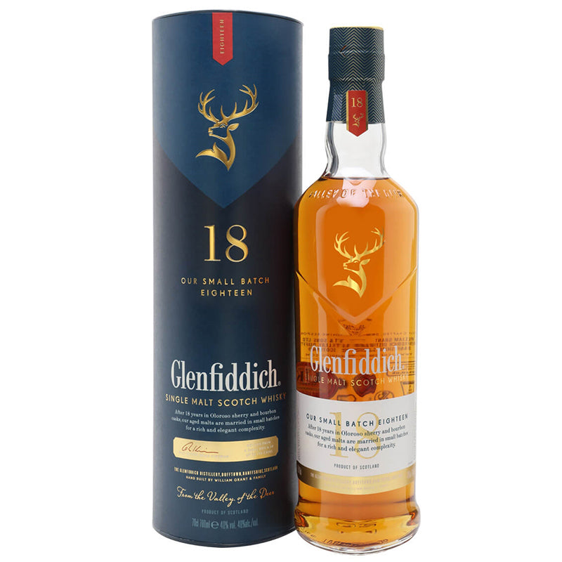 Glenfiddich 18 Year Old Single Malt Whisky