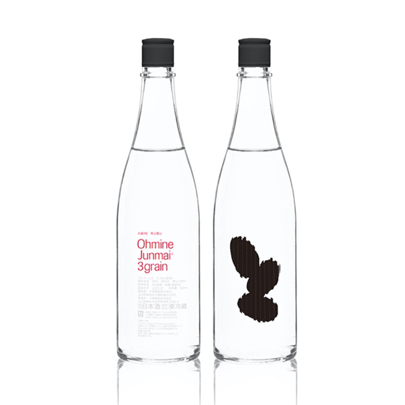 Ohmine  三粒米 愛山 生霞 720ml