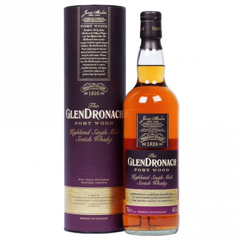 GlenDronach Port Wood Single Malt Whiskey