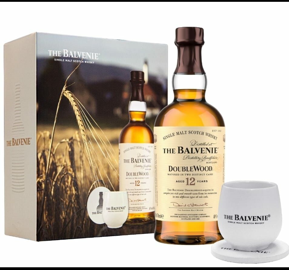 The Balvenie 12 yo DoubleWood Single Malt Whisky Gift Set 2023