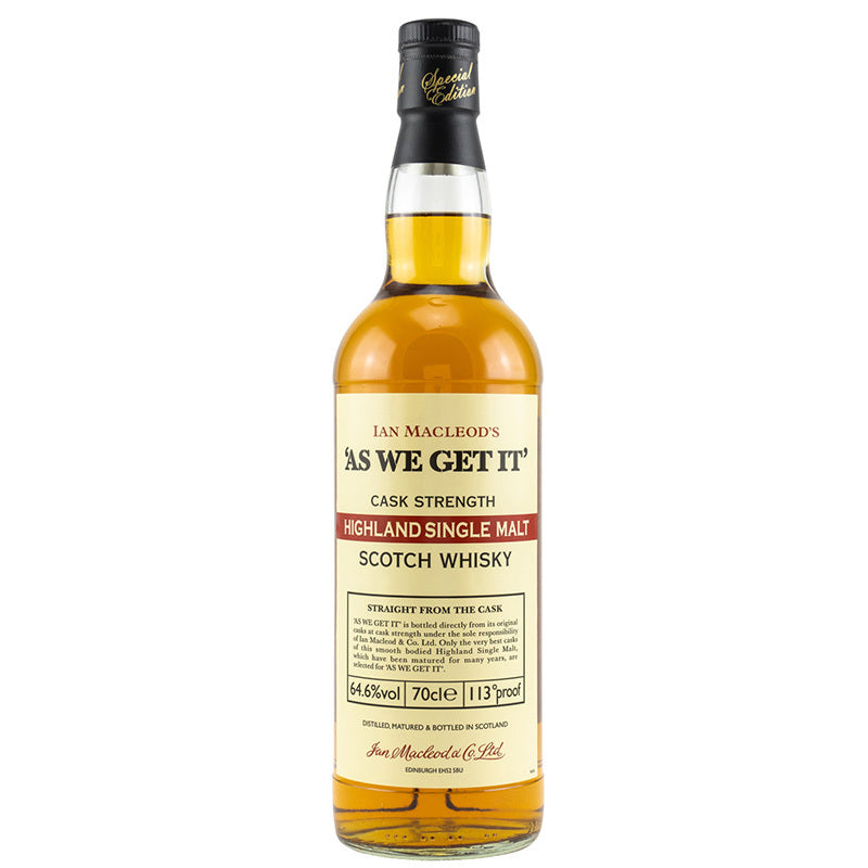 Ian Macleod Highland  Single Malt - As We Get It