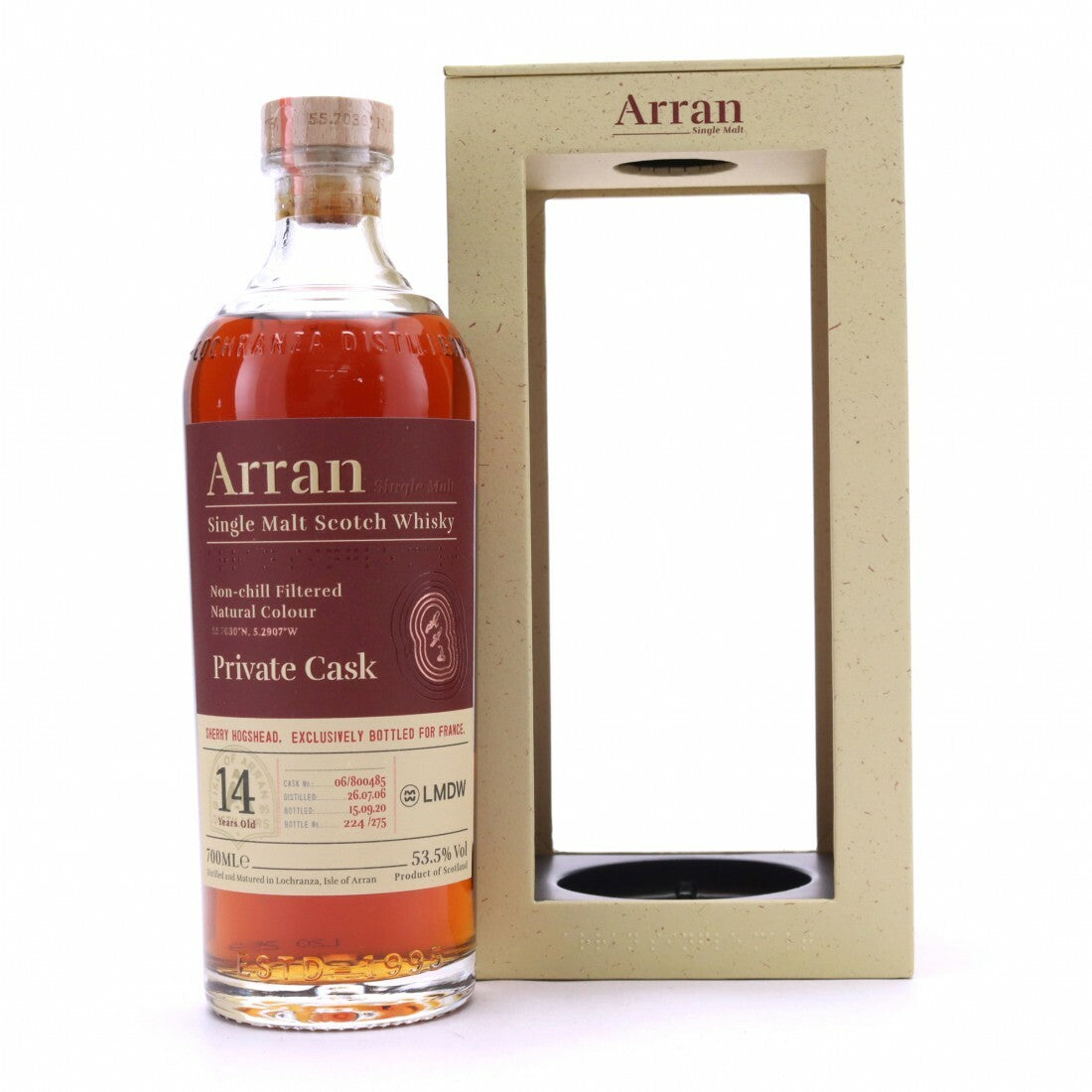 Arran 2006 Single Sherry Cask 14 Year Old #800485 / LMDW