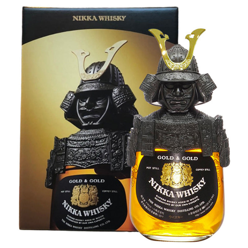 Nikka Whisky Gold &amp; Gold Samurai Head 