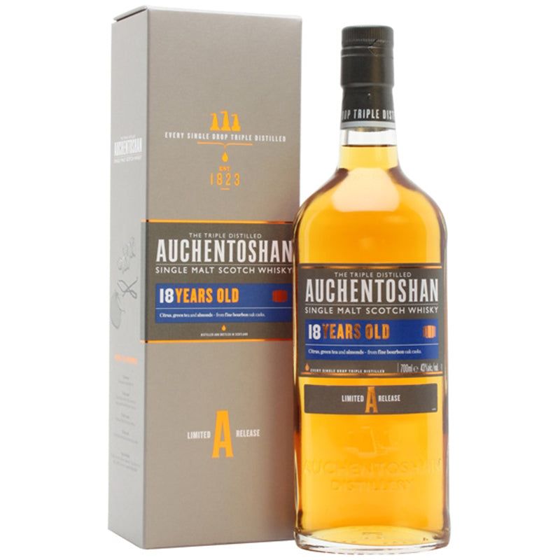 Auchentoshan 18 Years Old Single Malt Soctch Whisky